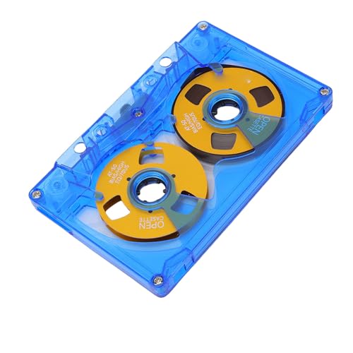 SPYMINNPOO Cinta de Casete, Carrete a Carrete en Blanco 50 Minutos de Polarización Normal Cinta de Casete de Grabación de Sonido de Metal de Doble Cara para Colección de Música