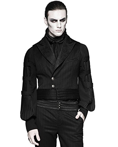 Punk Rave - Gilet - Senza Maniche - Uomo Nero