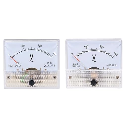 Voltmètre CA 85L1 0-600V haute visibilité pour contrôle précis de tableau électrique