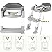Potty Training Toilet Seat with Step Stool Ladder for Boys and Girls Baby Toddler Kid Children Toilet Training Seat Chair with Handles Padded Seat Non-Slip Wide Step(Gray)