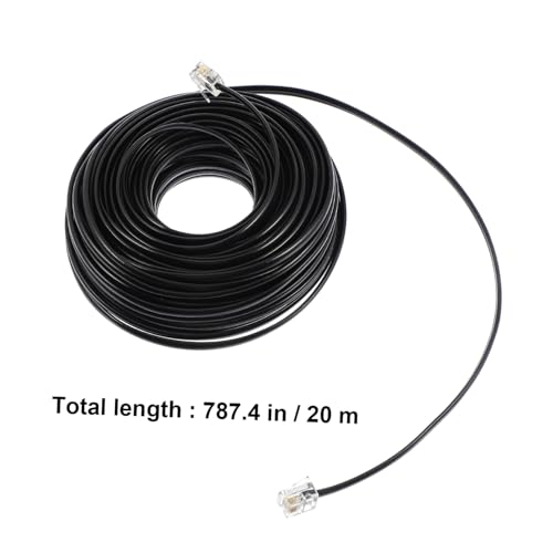 Cable telefónico RJ11 de 20 metros con hilos de cobre para moficación y hogar 2