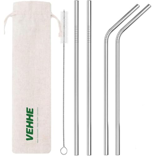 Image of Stainless Steel Drinking Straws