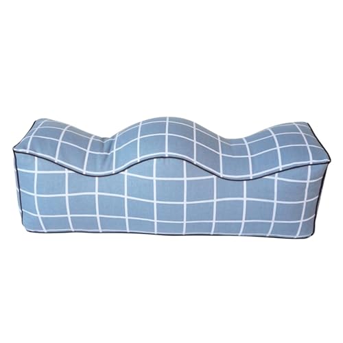 Almohadas para Las piernas para Dormir - Cojín para Descansar Las piernas, Almohadas para los pies para Dormir | Almohada Curvada para Descansar Las piernas, Almohada Transpirable para Dormir, c
