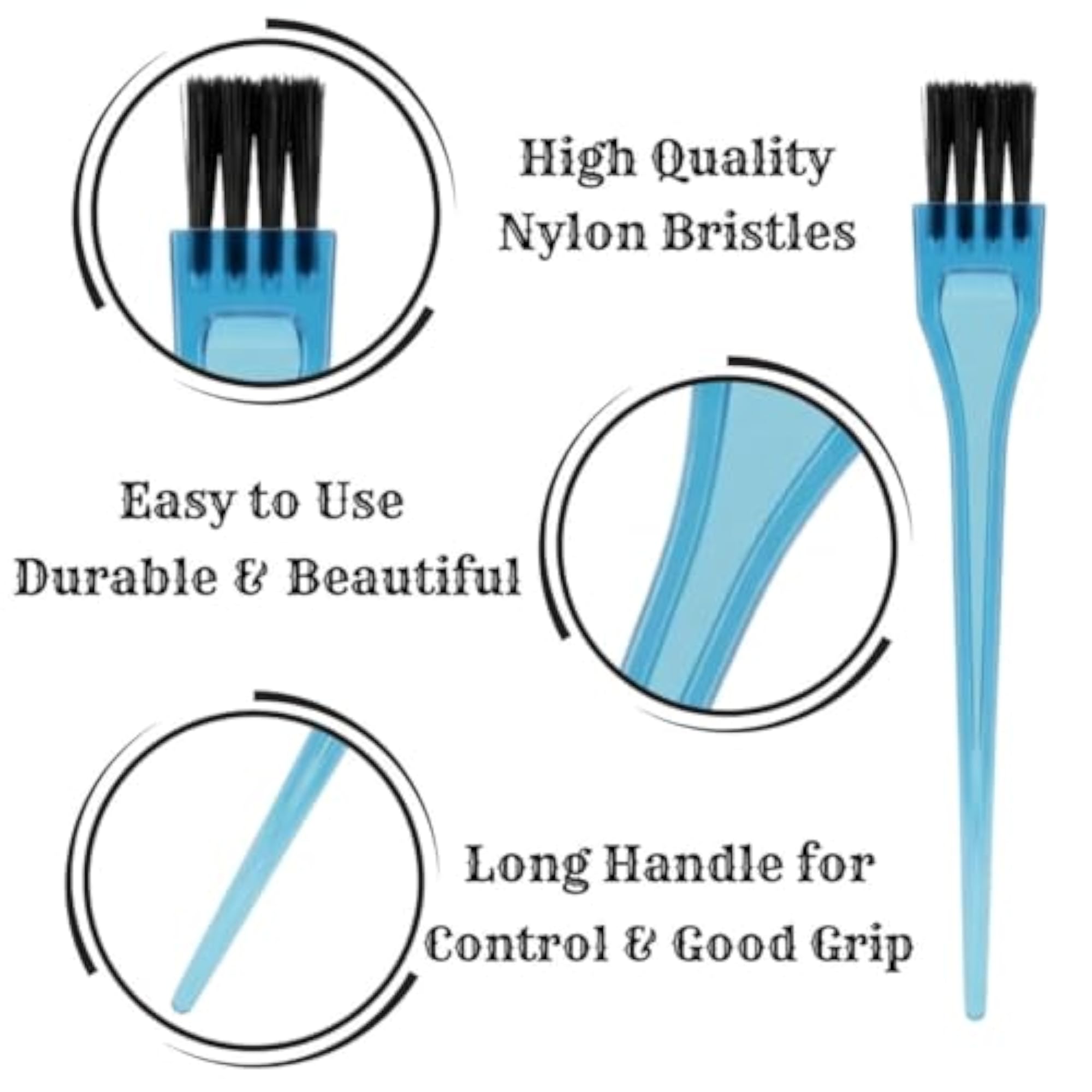 Hair Dye Mixing Bowl Set with Tinting Brushes & Gloves