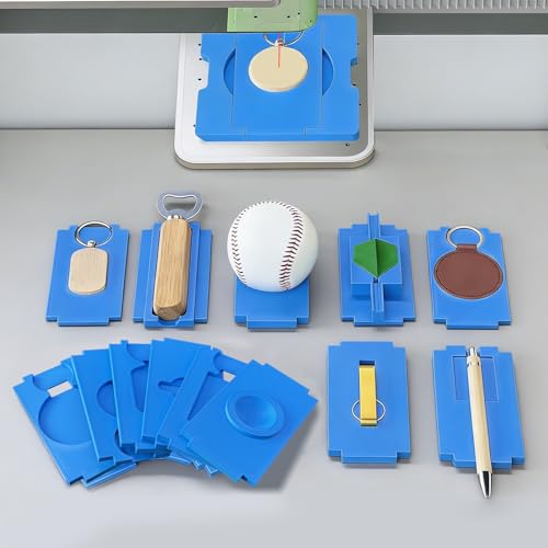15PCS Modular Jig System Compatible with xTool F1/F2 Universal Baseplate Holder for Centered Engraving Laser Module Precision Engraving Swappable Modular
