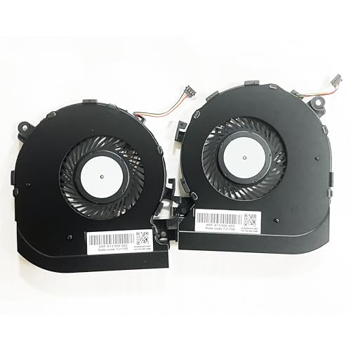 Fleshy Leaf CPU + GPU Cooling Fan Replacement for HP Spectre X360 15-BL 15-bl000 15-bl100 15t-bl000 TPN-Q179 DC5V 914357-001 914358-001 - Image 2