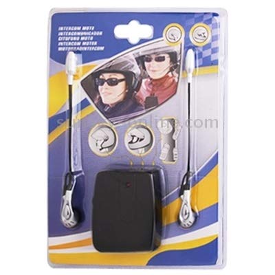 Interphone de motocicleta con cable dual para casco de moto 7