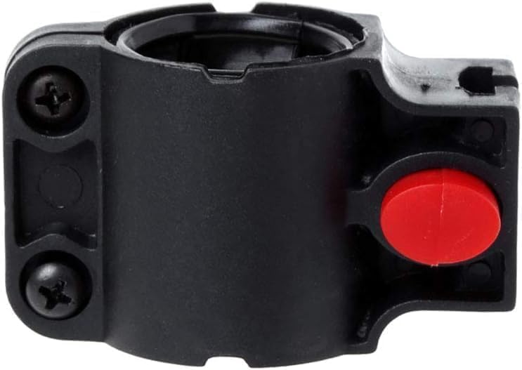 1 x schwarzer Schlosshalter für Fahrradschlosshalter, Drahtkabel, Universal-Fahrradrahmen, U-festes...