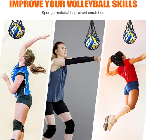 Volleyball Spike Trainer, Volleyball Training Aids, Volleyball Attack Trainer, Adjustable Volleyball Spiking Training System can Improve Your Serving, Jumping, Arm Speed and Spiking Power - Image 3