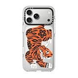 CASETiFY インパクト クリア iPhone 17 Pro Max ケース [黄変防止/クリア 透明/MagSafe対応] - Fierce Tiger - Clear