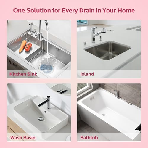 Foaming Drain Cleaner Clog Remover: Sink Cleaner Pipe Clogged Opener for Kitchen Bathroom Toilet Tubs and Showers (2 Pack) - Image 6