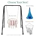 Best Choice Products Hammock Chair Stand, 75in Tall Heavy Duty Indoor Outdoor Steel Hanging Base w/Hardware - Stand Only