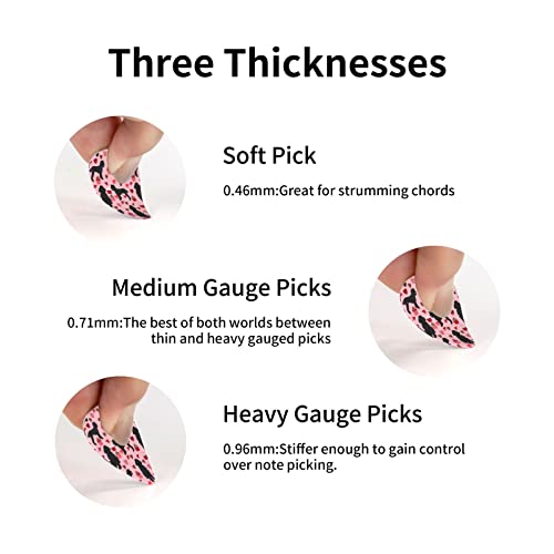 Médiators Guitare 12-Pack Rose Caniches Chiens Médiators Guitare Électrique Guitare Acoustique Diverses Guitares - Les Beatles, Paul McCartney, John Lennon, RIngo Starr, George Harrison Médiators Guitare 12-Pack Rose Caniches Chiens Médiators Guitare Électrique Guitare Acoustique Diverses Guitares – Image 5