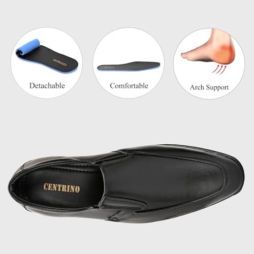 Image of Centrino Formal Shoe for Men | Cushioned Insole for Better Comfort | Stylish Slip-on for Boys | Perfect for Office Wear & Formal Dress (9789)