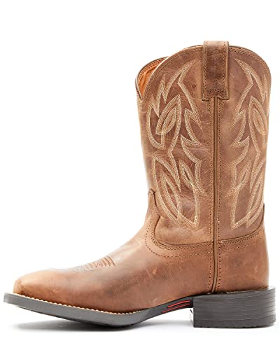 Justin Men's Dusky Canter Cowhide Leather Western Boot Broad Square Toe - SE7510 7 D(M) US3