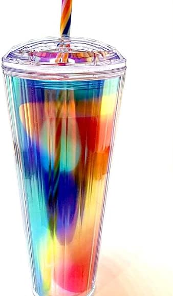 Starbucks 2021 Summer Rainbow Kaleidoscope 24oz Venti Tumbler - Image 3