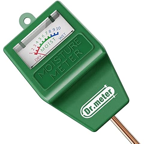 Dr.meter Soil Moisture Sensor Meter, Soil Tester Hygrometer Moisture Sensor for Garden, Farm, Lawn Plants Indoor & Outdoor(No Battery needed) Cover