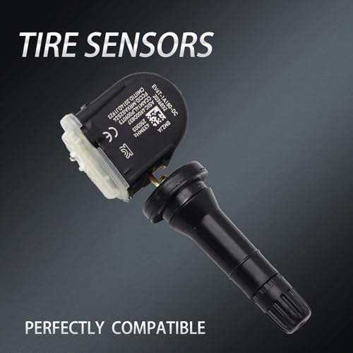 YananAC 4 Stück TPMS Reifendrucksensor RDKS Sensoren 2036832 für Ford B-Max C-Max II Focus III 2318530 Reifendruckkontrollsystem Reifendruckkontrolle 1862980 3021 2562276 5054208001135