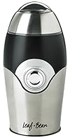 LEAF & BEAN Electric Coffee Grinder, Stainless Steel/black/silver, D804919