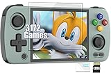 RG405M Retro Handheld Game Aluminum Alloy, Android 12 Built-in 128G TF Card 3172 Games,4 inch IPS To