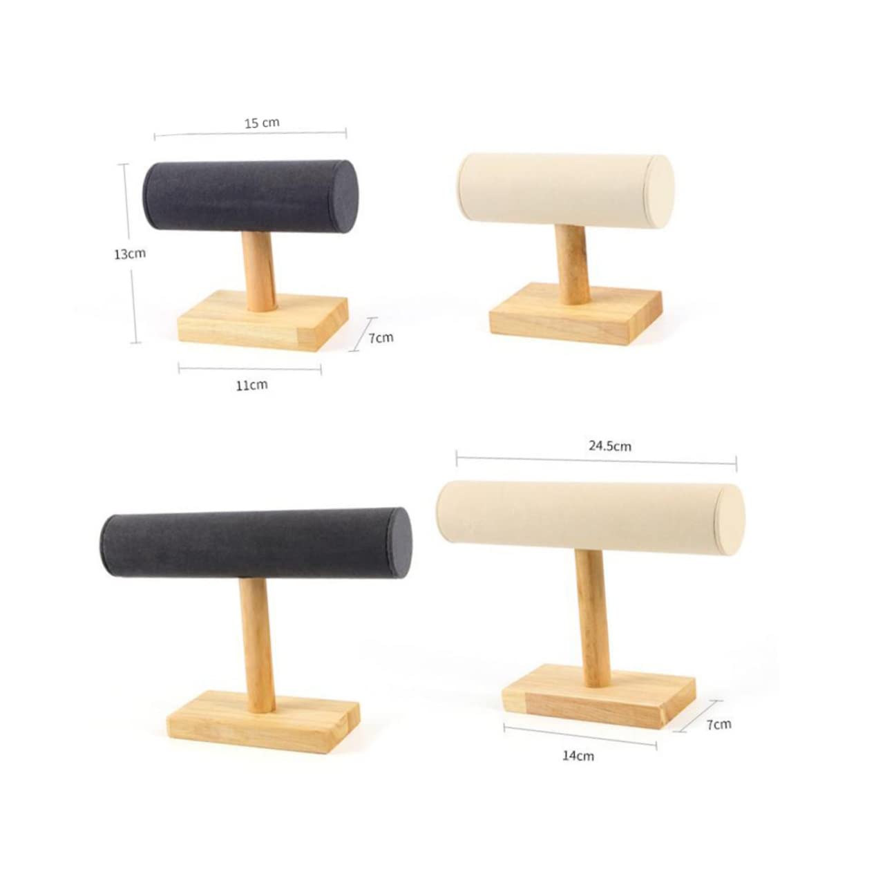 Soporte de estante para pulsera de reloj con cadena de mano, soporte para pulsera, soporte para collar, exhibición de pulsera, soporte para joyería, soporte para reloj, estante para almacenamient