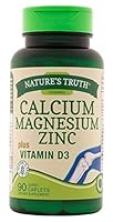 Algopix Similar Product 13 - Natures Truth Calcium Magnesium Zinc