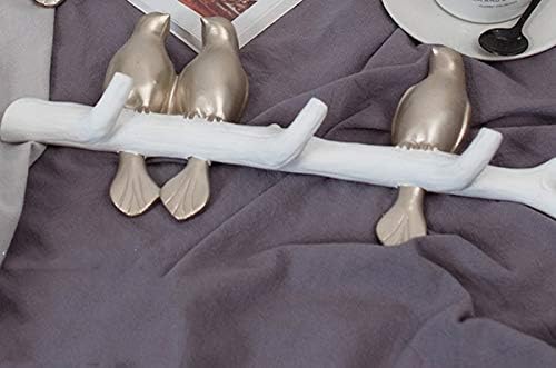 Creative Animal Hook Wall Hanging Resin Golden Bird Decoration Home Decorations Living Room Entrance