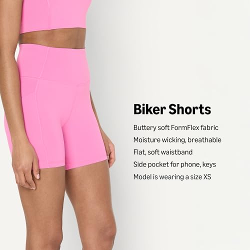 Image of Amazon Essentials Women's Active FormFlex Buttery Soft High Waist Biker Shorts