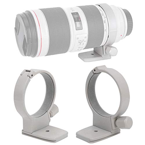 Anel de Colar de Montagem de tripé de Lente de Metal para Lente70-200mm F4 Cinza