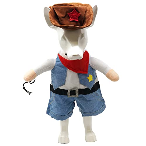 Disfraz de vaquero para perro Pet Life Rodeo Bones