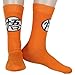 Dragon Ball Z Socks 2-Pack Dragon Ball Super Goku Casual Novelty Character Knit Men's Knit Crew Socks Fits Shoe Size 8-12