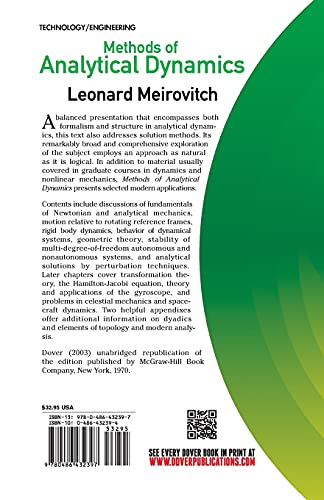 Methods of Analytical Dynamics
