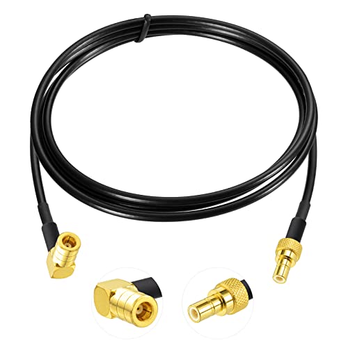 Eightwood DAB+ Antenneadapter SMB Kabel Auto Radio SMB Buchse auf SMB Stecker RG174 3.2ft 100cm DAB Antenne SMB Verlängerung für TechniSat Pioneer Sony Alpine MEHRWEG