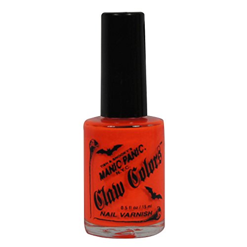Claw Color Nail Polish Electric Lava Neon Orange