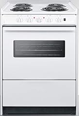 Summit WEM610RW 24"" Slide-In Electric Range