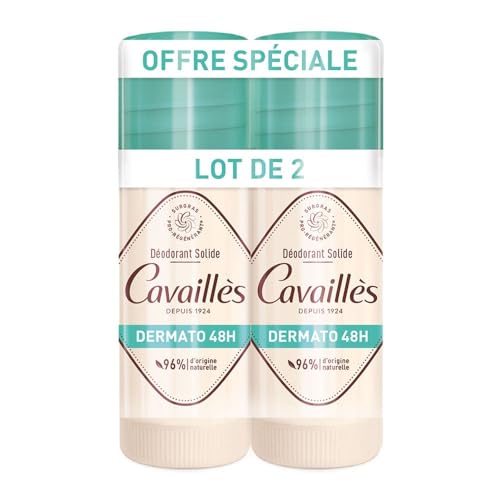Rogé Cavaillès Desodorante Dermato Solid 48h Stick, 2 x 40 ml