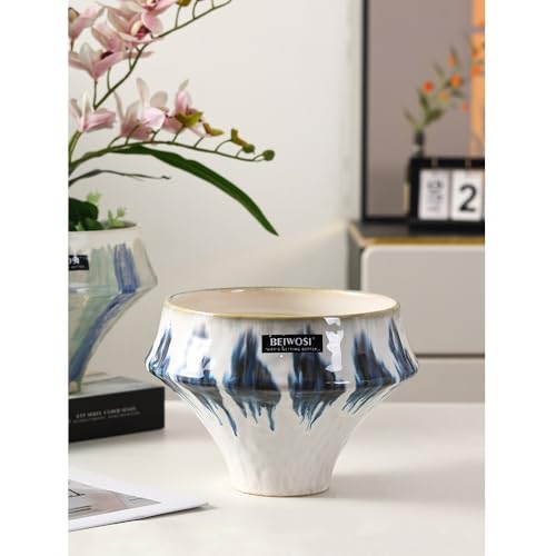 Pot de fleur en céramique avec drainage pour lys et cactus - 6