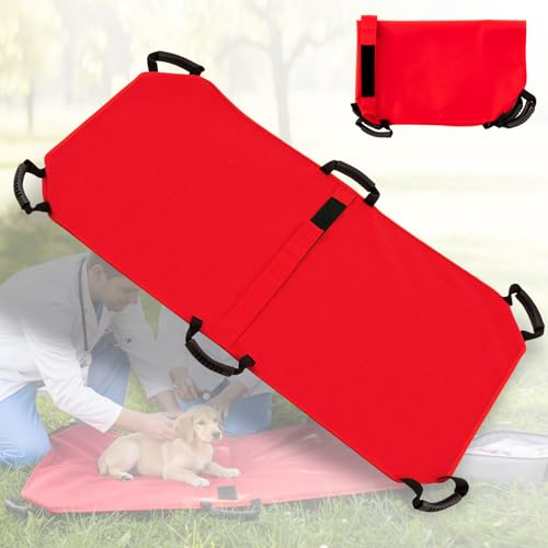 Geiserailie Transport Stretcher for Large Dogs with 6 Handles 47"