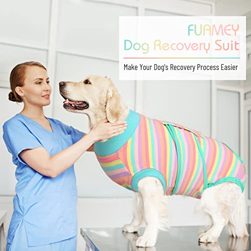 FUAMEY-Recovery-Suit-for-Dogs-After-SurgerySoft-Breathable-Dog-Bodysuit-E-Collar-Cone-Alternative-Surgical-SuitMale-Female-Dog-Neuter-Spay-Suits-Anti-Licking-Wounds-Onesie-Mint-Green-Stripes-XS - Cucciolini Doodles   FUAMEY-Recovery-Suit-for-Dogs-After-SurgerySoft-Breathable-Dog-Bodysuit-E-Collar-Cone-Alternative-Surgical-SuitMale-Female-Dog-Neuter-Spay-Suits-Anti-Licking-Wounds-Onesie-Mint-Green-Stripes-XS