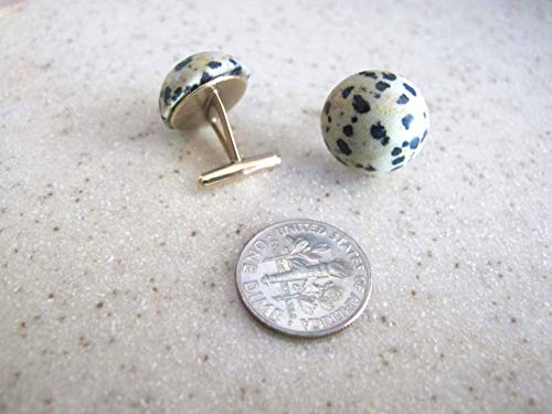Mancuernillas para Hombre con Cabujones Dalmatian miniatura 3