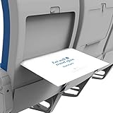 Olanmark 10 Pack Disposable Airplane Tray Covers Set - Each Airplane Travel Table Cover is Individua