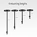 Projector Ceiling Mount ,Projector Wall Mount, Projector Stand, Security Camera Stand, 360 Degree Rotatable, Universal Home/Office/Store, 4 Levels Of Adjustment 10/20/30/40cm, Load Capacity 5kg
