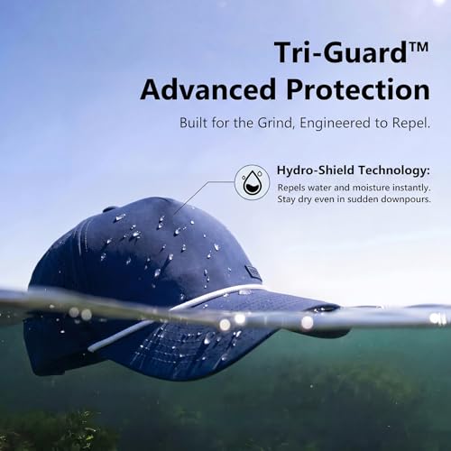 Image of TOP-EX Performance Baseball Hat for Men Water Resistant Golf Cap Running Cooling Snapback Laser Perforated