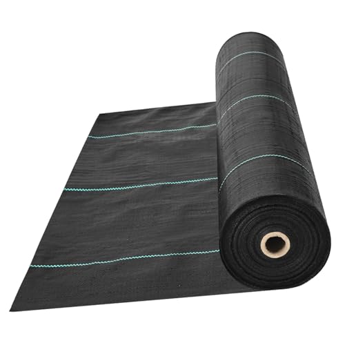 DAMGOLOZA 4ft x180ft Heavy Duty Weed Barrier Landscape Fabric, Woven Weed Control Fabric for Underlayment, Gardening Ground, Commercial Driveway Weed Block Cover Mat