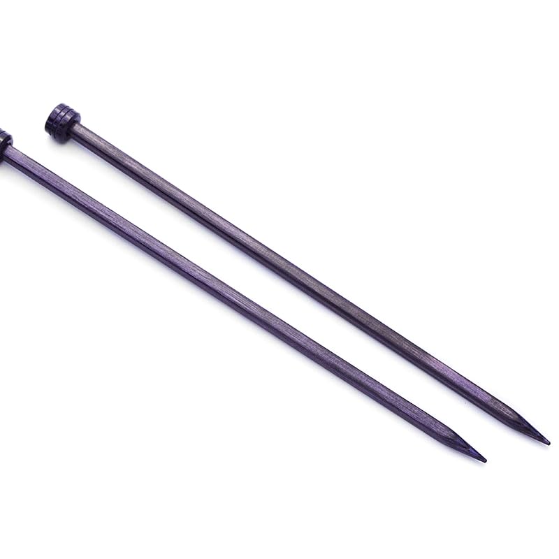 KnitPro J’Adore Cubics Single Pointed Needles 14" (35cm), Lavender, 5.00mm - Image 3