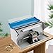 Jewelry Bench Polisher, Adjustable Variable Speed Polishing Buffing Machine, 500W Buffer Grinder with Lighting Tube and Safety Locks for Jewelry, Metal, Wood