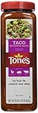 taco seasoning mix  Tone\'s Spices Taco Seasoning Traditional Blend for Mexican Dishes - Net Weight 23 oz