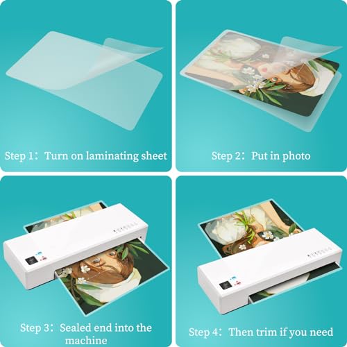 Image of Thermal Laminating Pouches 3 mil, Clear 9 x 11.5 Inch Laminating Sheet Paper for Thermal Laminator, Holds 8.5 x 11 Inch Letter Size Sheets (1000 Pack)
