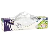 Plastic Ziplock Bags - 10.5" x 11" | Transparent | 45 Pcs