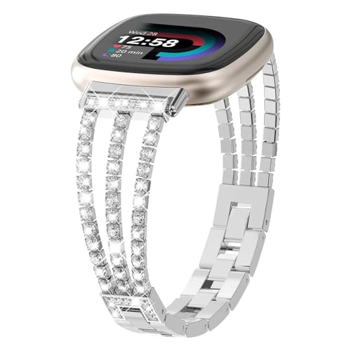 Alociaga ^oh Fitbit Versa 4/Versa 3/Fitbit Sense 2/SenseohX}[gEHb`ɑΉ LLPP_ChuXbg p Vo[
